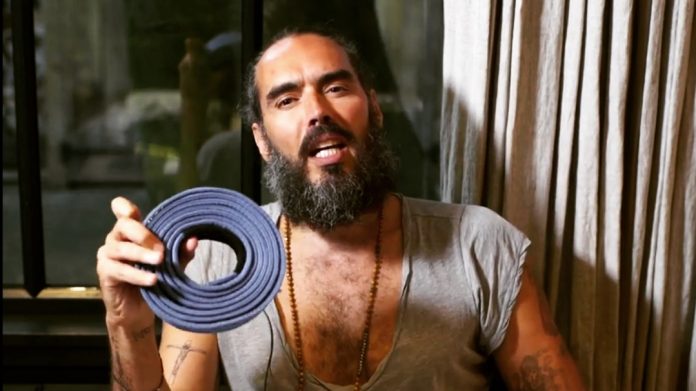 Russell Brand blue belt BJJ