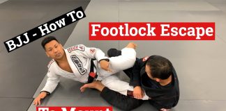 Escaping The Footlock To Mount And Arbmar (By Mike V) Footlock escape to mount position