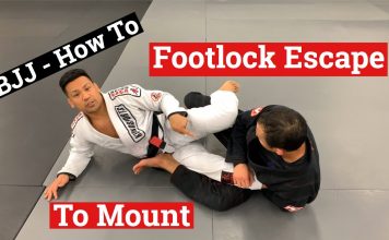 Escaping The Footlock To Mount And Arbmar (By Mike V) Footlock escape to mount position